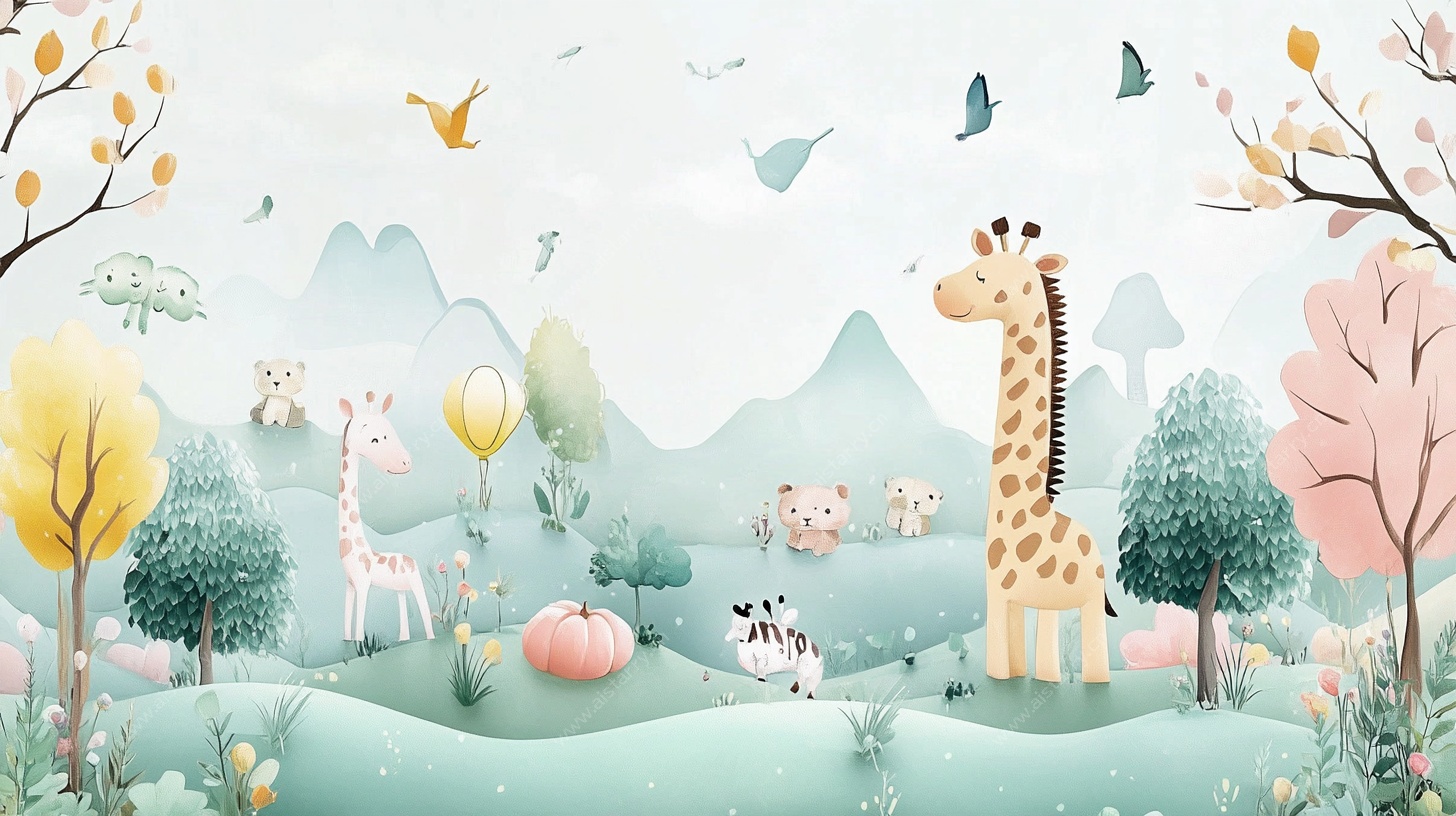 森林中的动物奇幻乐园