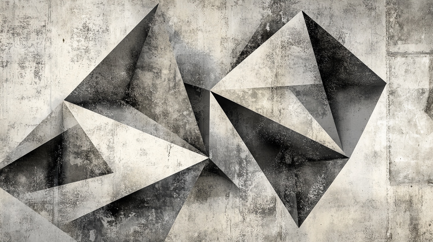 几何立体抽象背景图