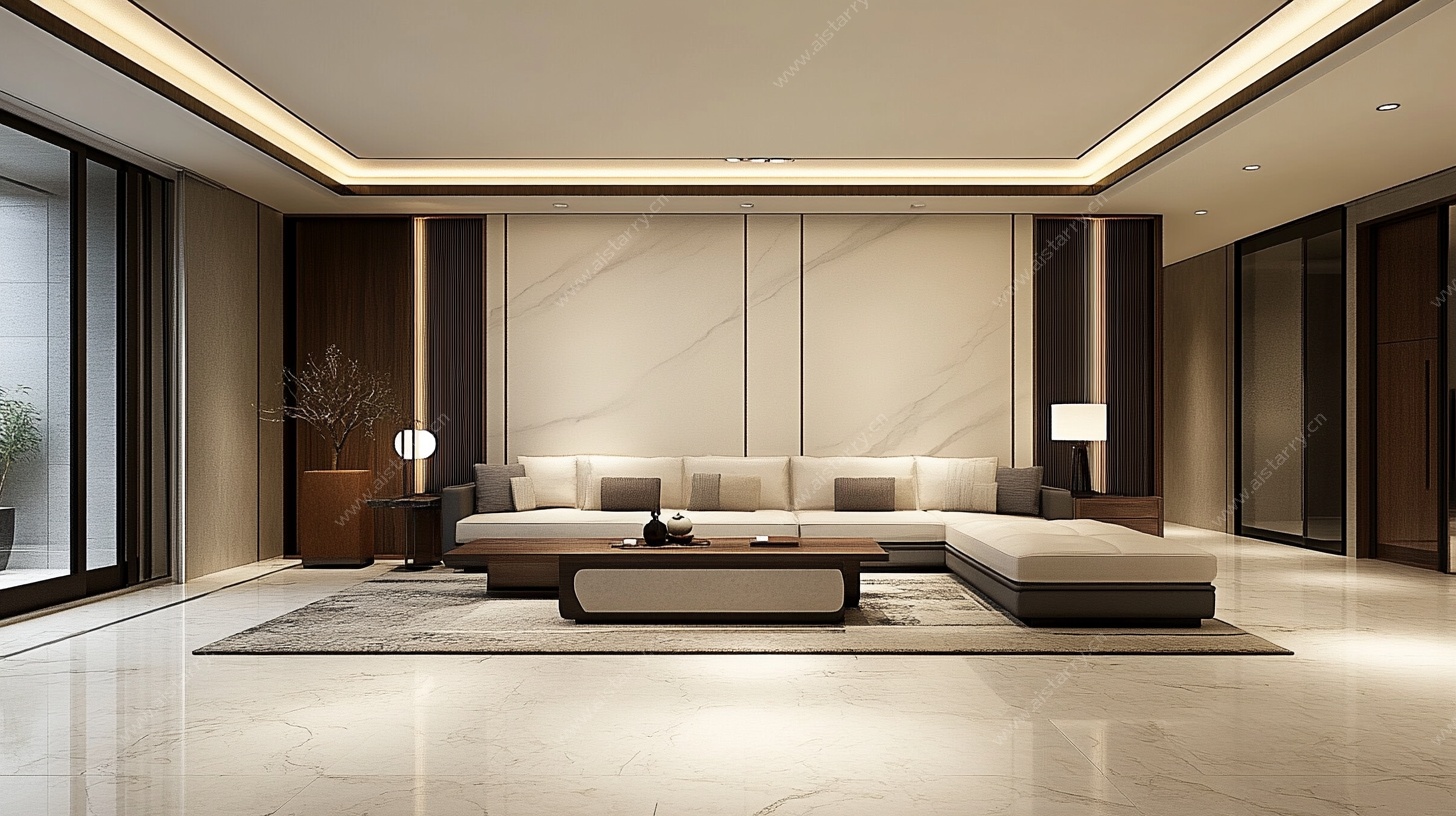 现代简约风格大气客厅