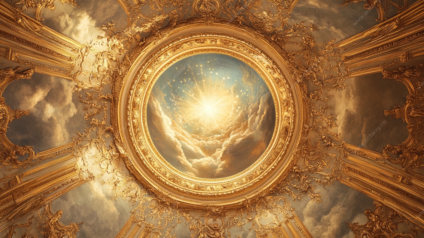 华丽穹顶艺术 古典装饰画