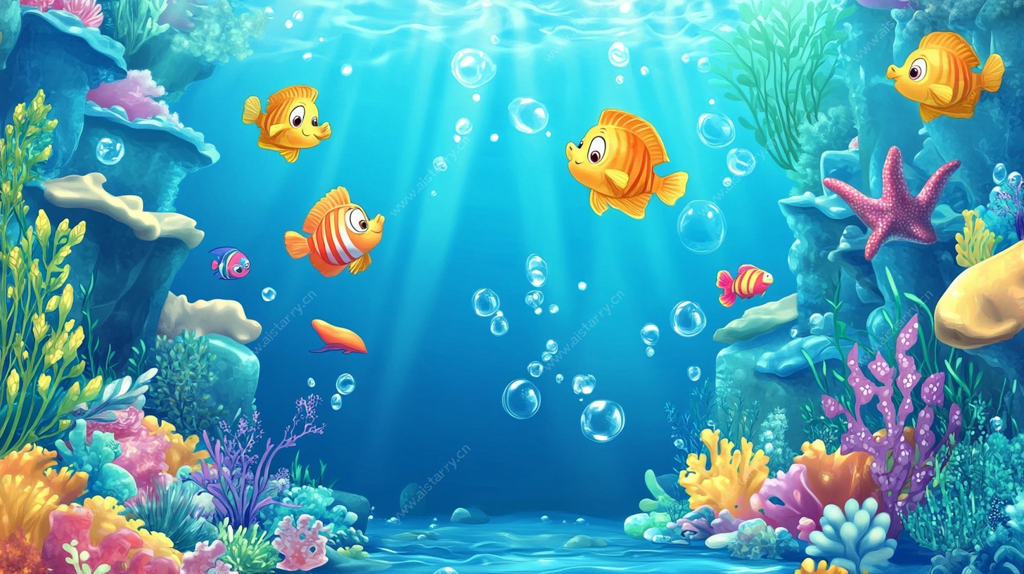 梦幻海底世界插画