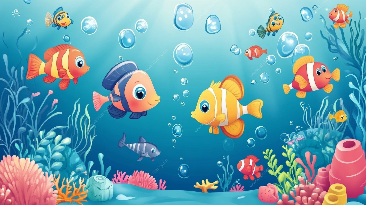 海底小鱼的欢乐世界