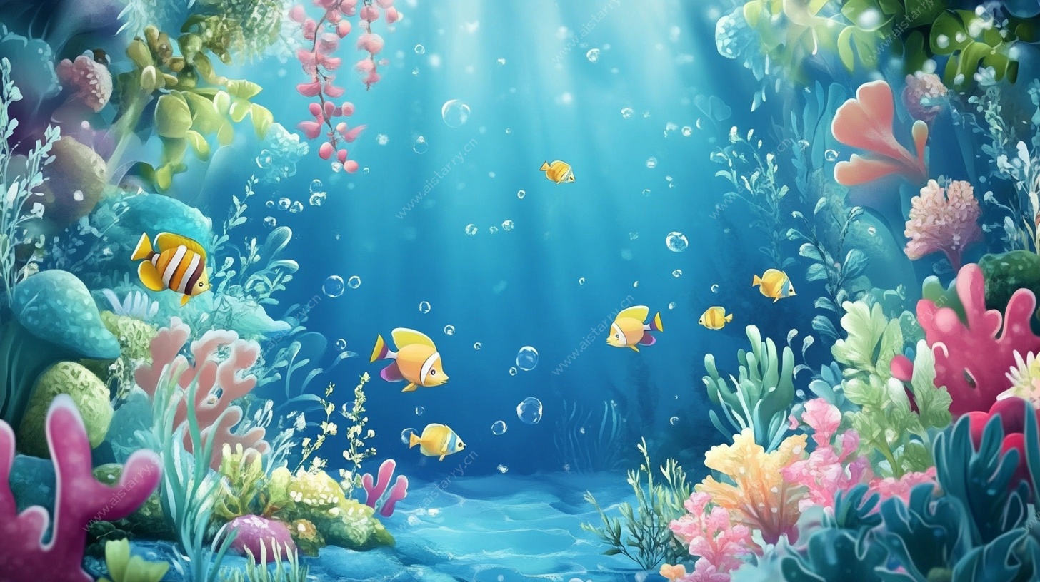 梦幻海底世界插画