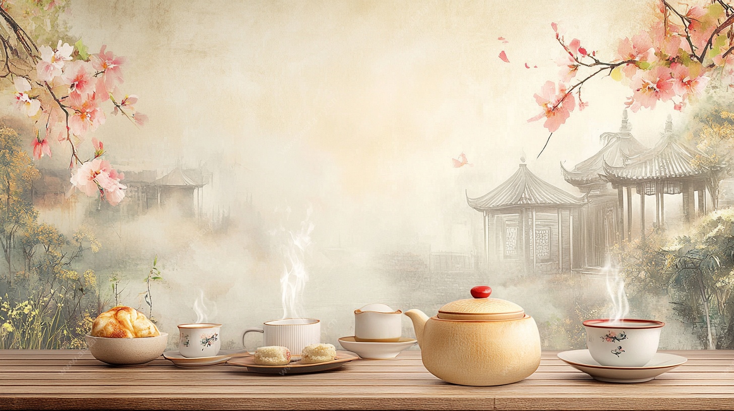 中式茶景 古韵悠然