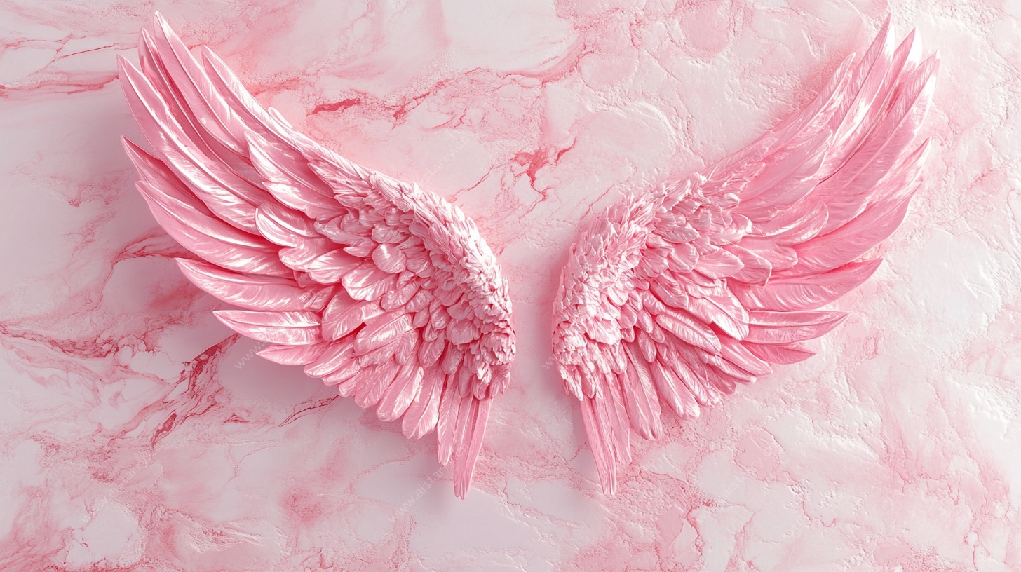 粉色梦幻天使翅膀