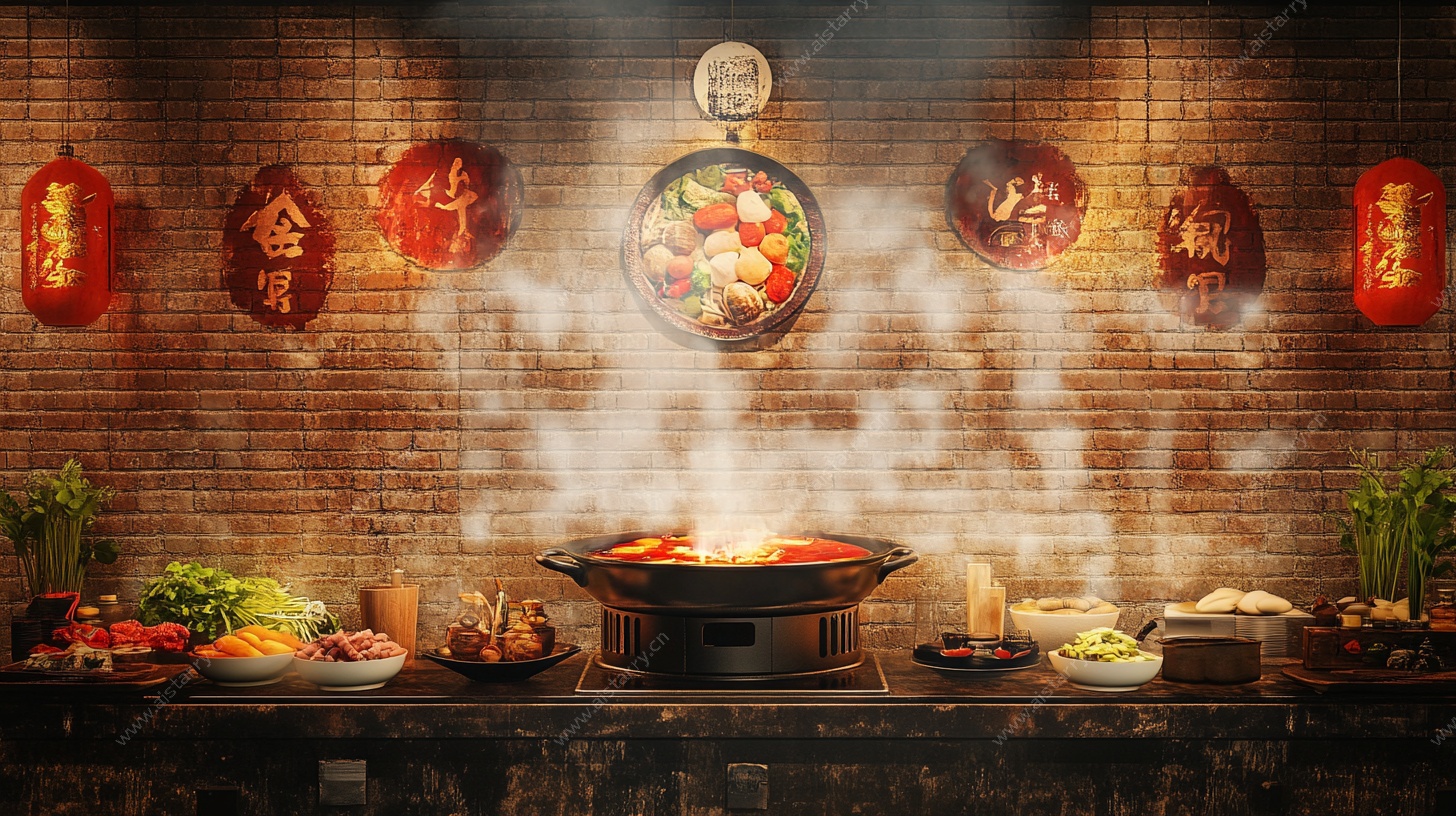 中式火锅场景 烟火气十足