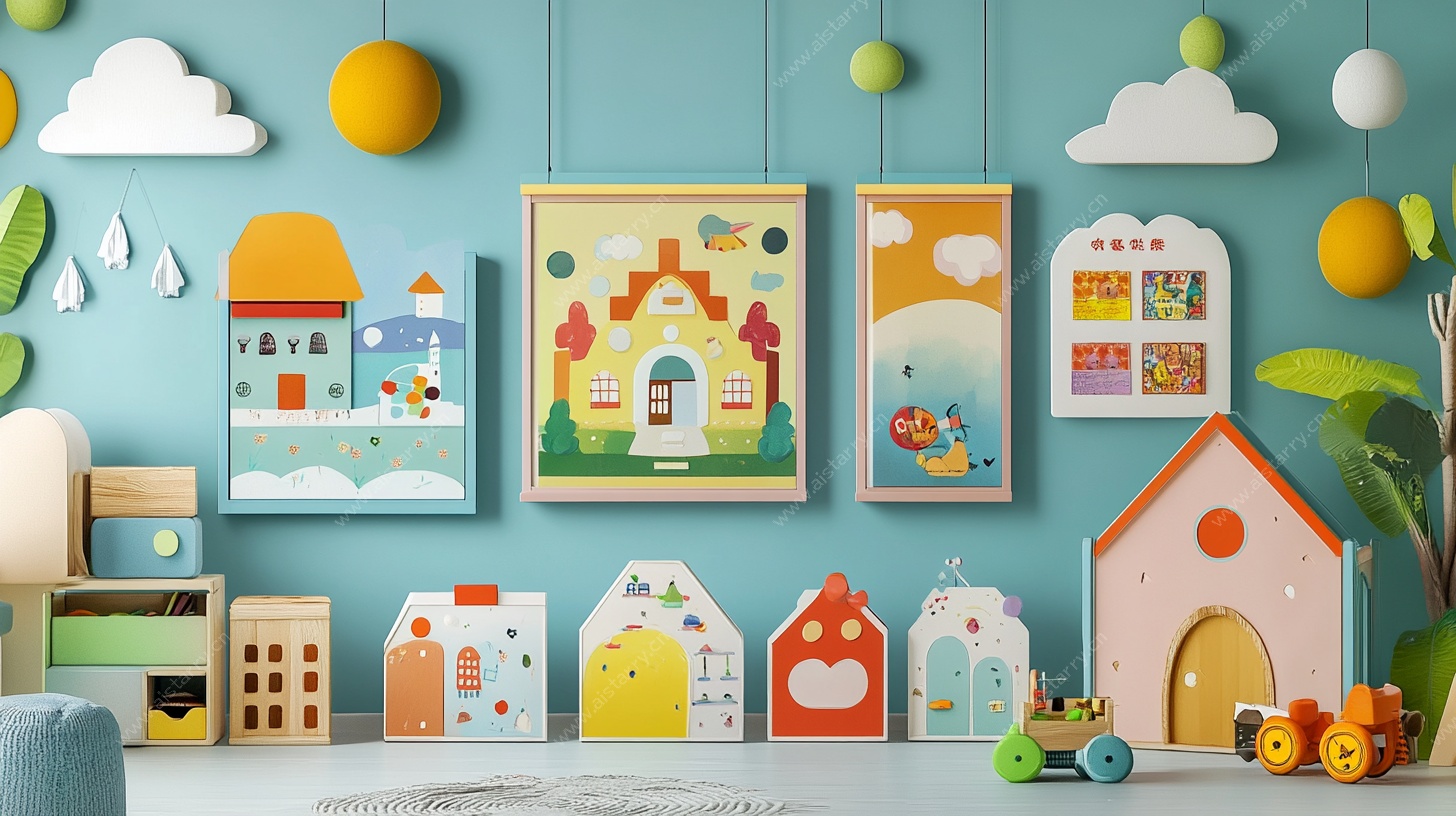 童趣儿童房装饰场景图