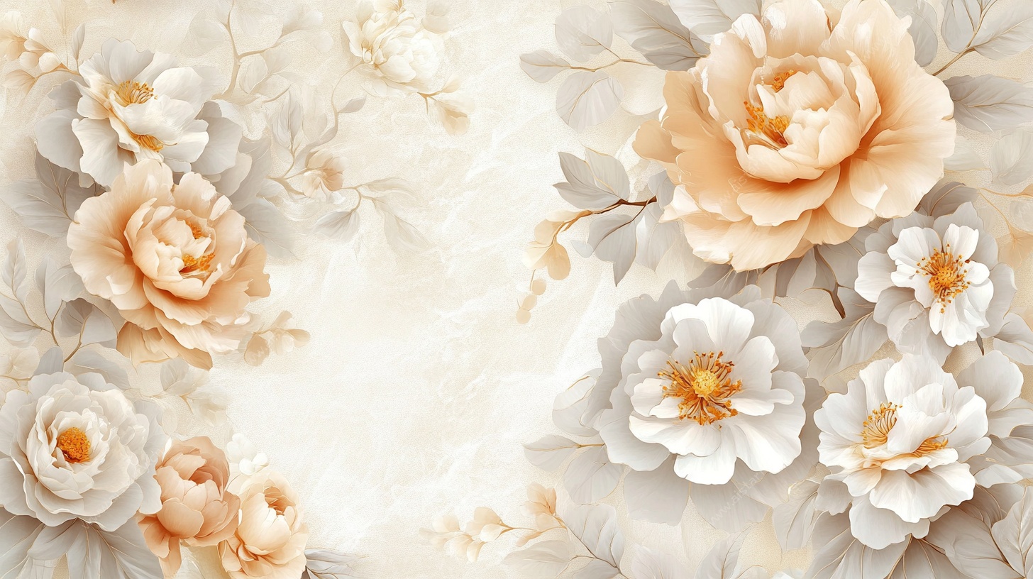 唯美花卉背景图