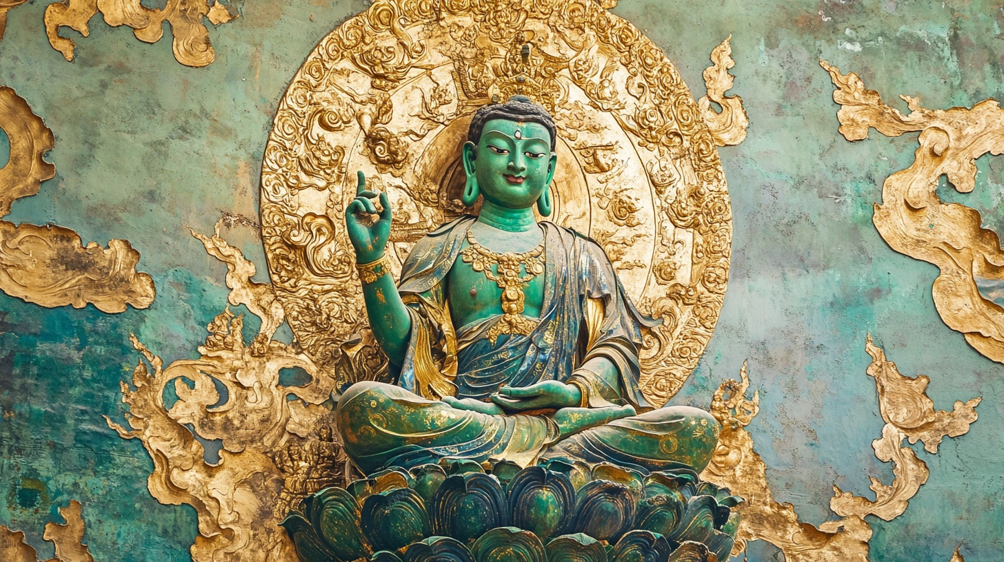 庄严佛像细节图