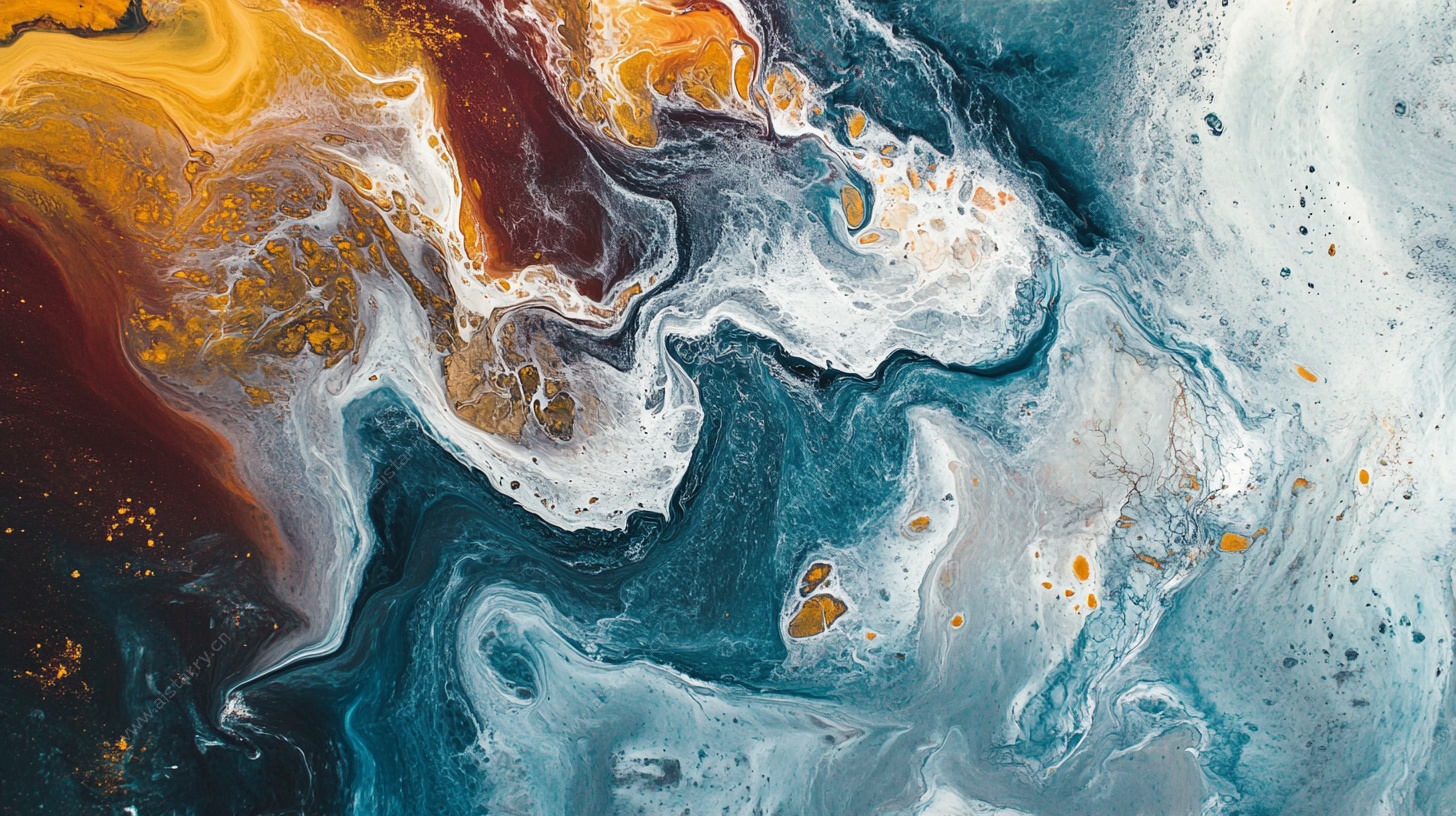 流体艺术抽象图案背景图