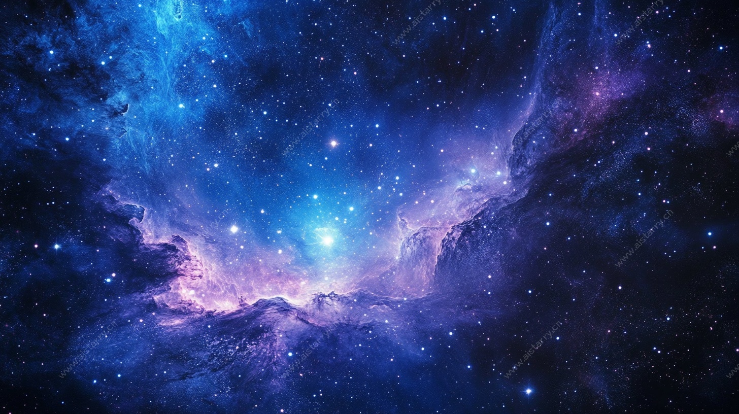 梦幻璀璨星空图景
