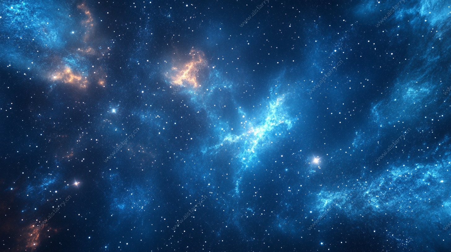 梦幻深邃星空背景图