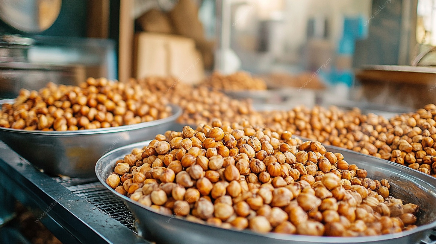 街头售卖的美味炒花生