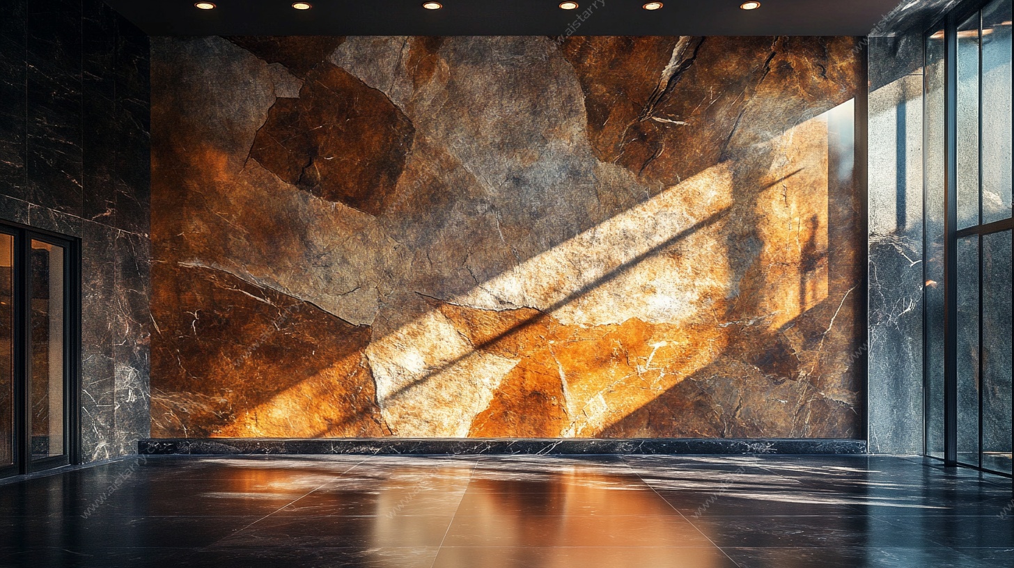 奢华大理石墙面室内空间