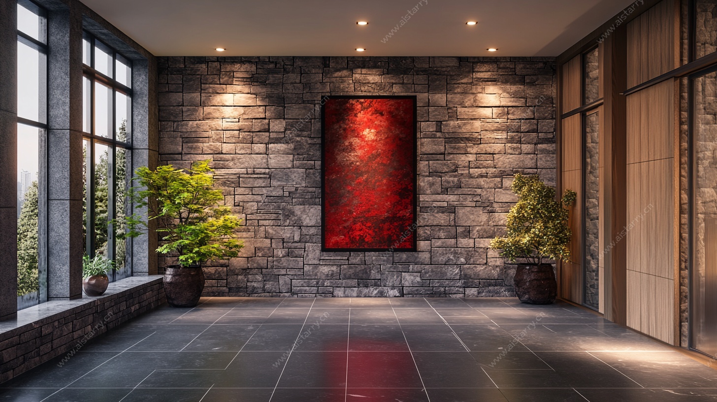 现代风格艺术玄关空间