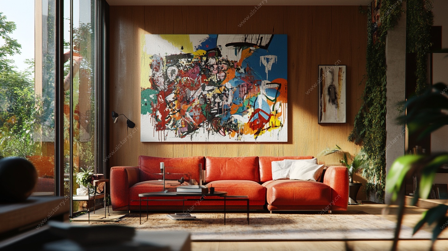 现代风客厅的艺术装饰