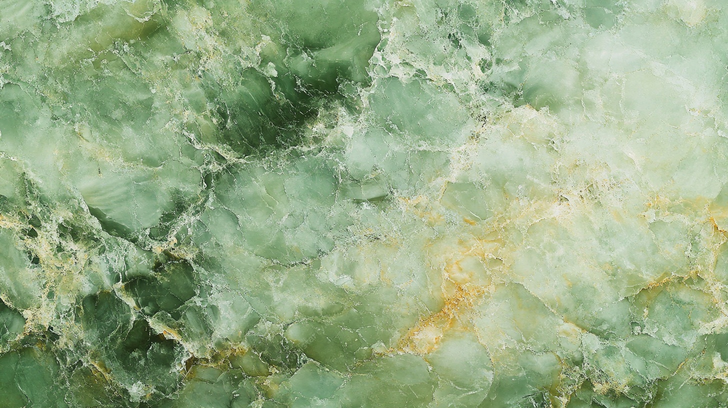 翠绿大理石纹理背景图