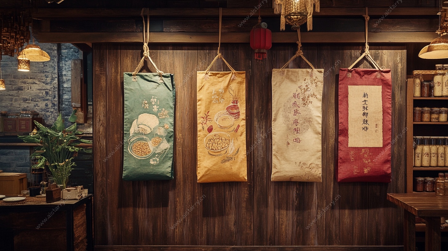 中式茶室挂饰 古朴雅致风