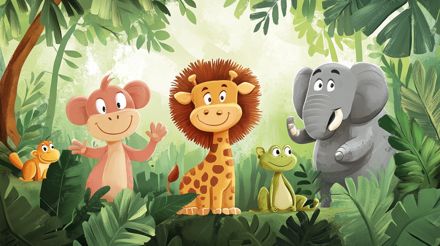 森林里的可爱动物们