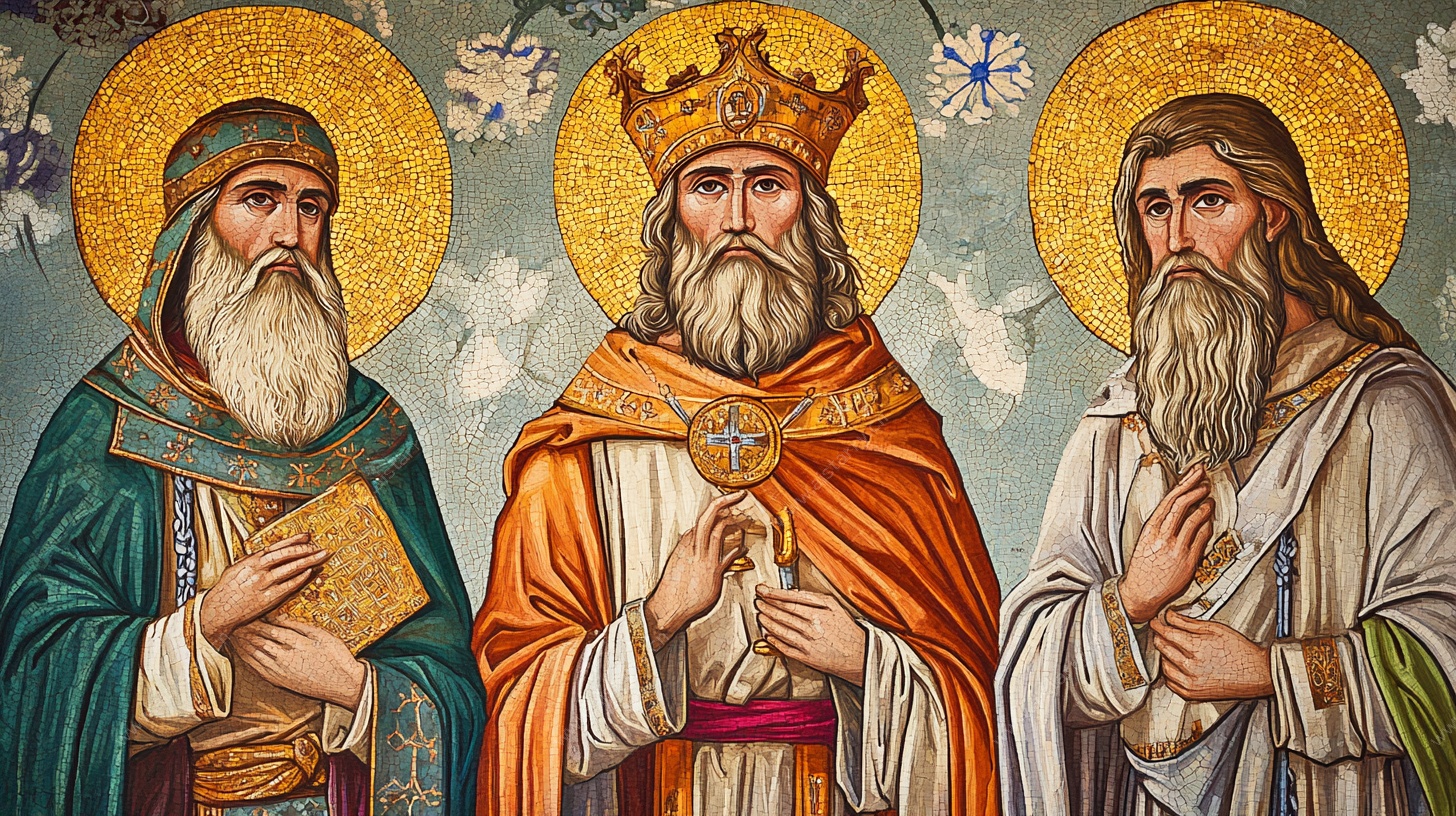 三位圣徒画像