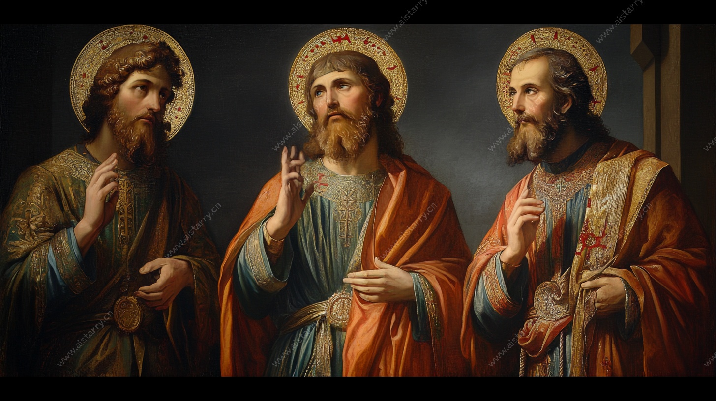 三位圣徒画像