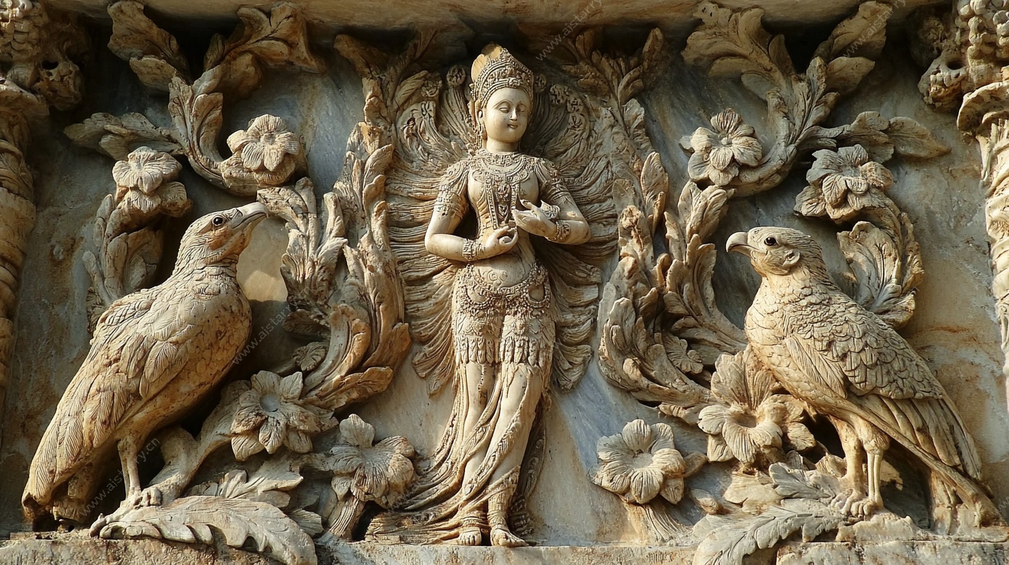 古代精美浮雕艺术作品