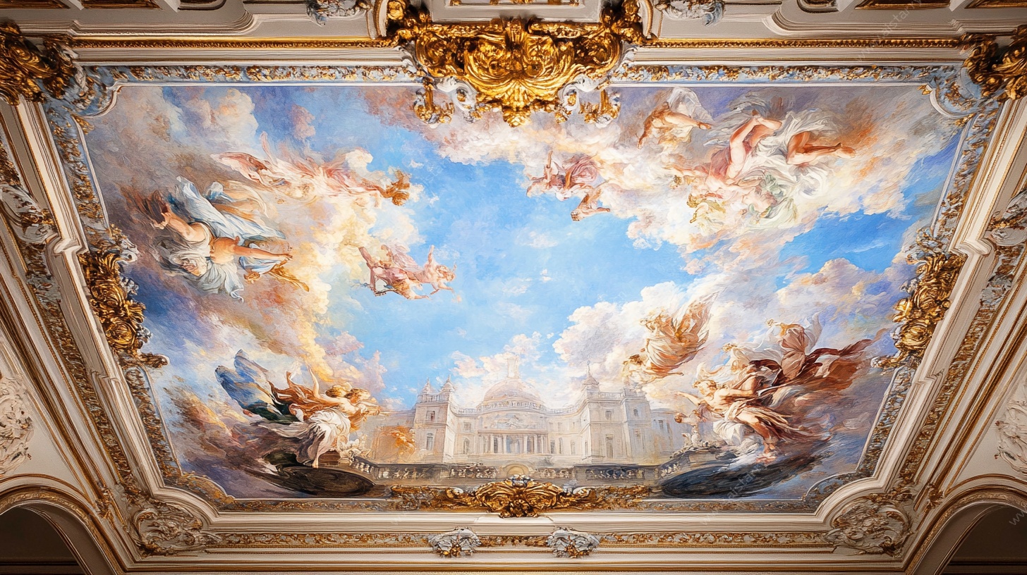 华丽穹顶壁画艺术之作