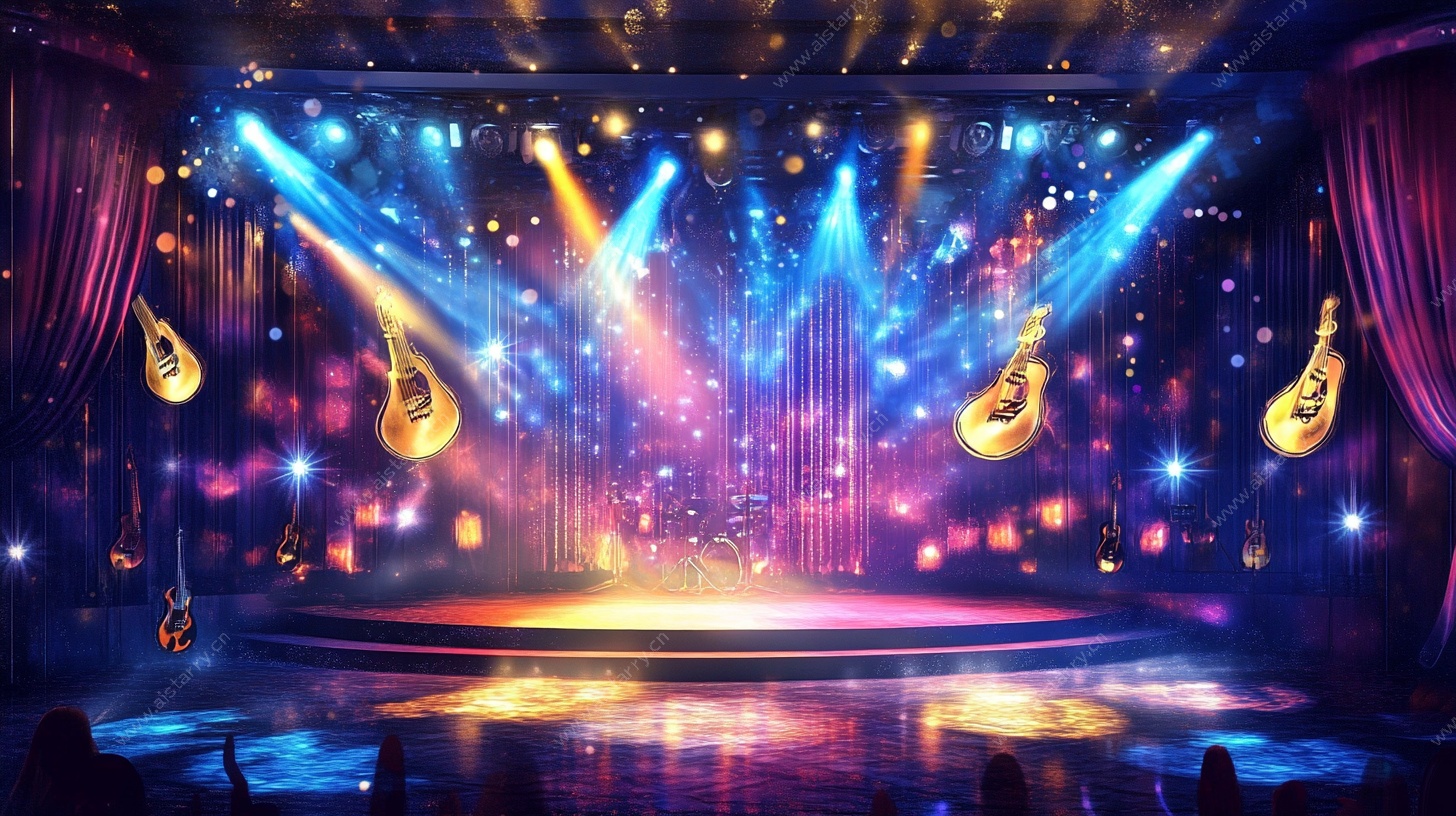 绚丽舞台灯光效果展示