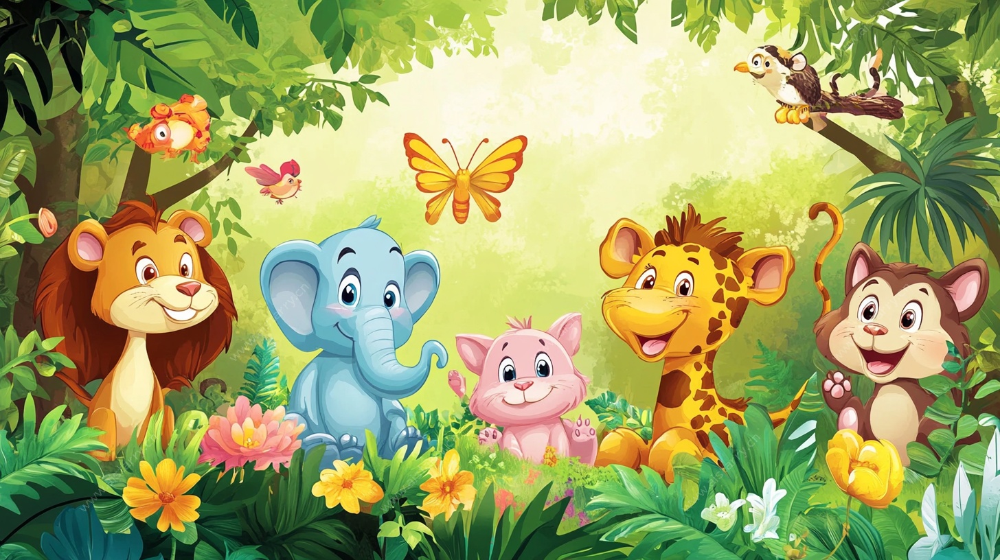 森林中的可爱动物们