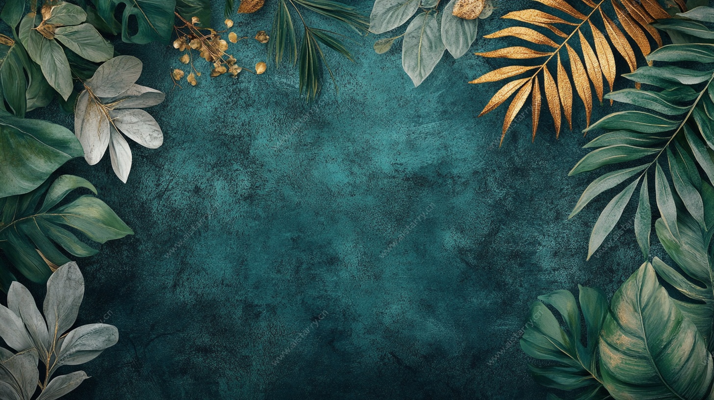 热带植物背景图