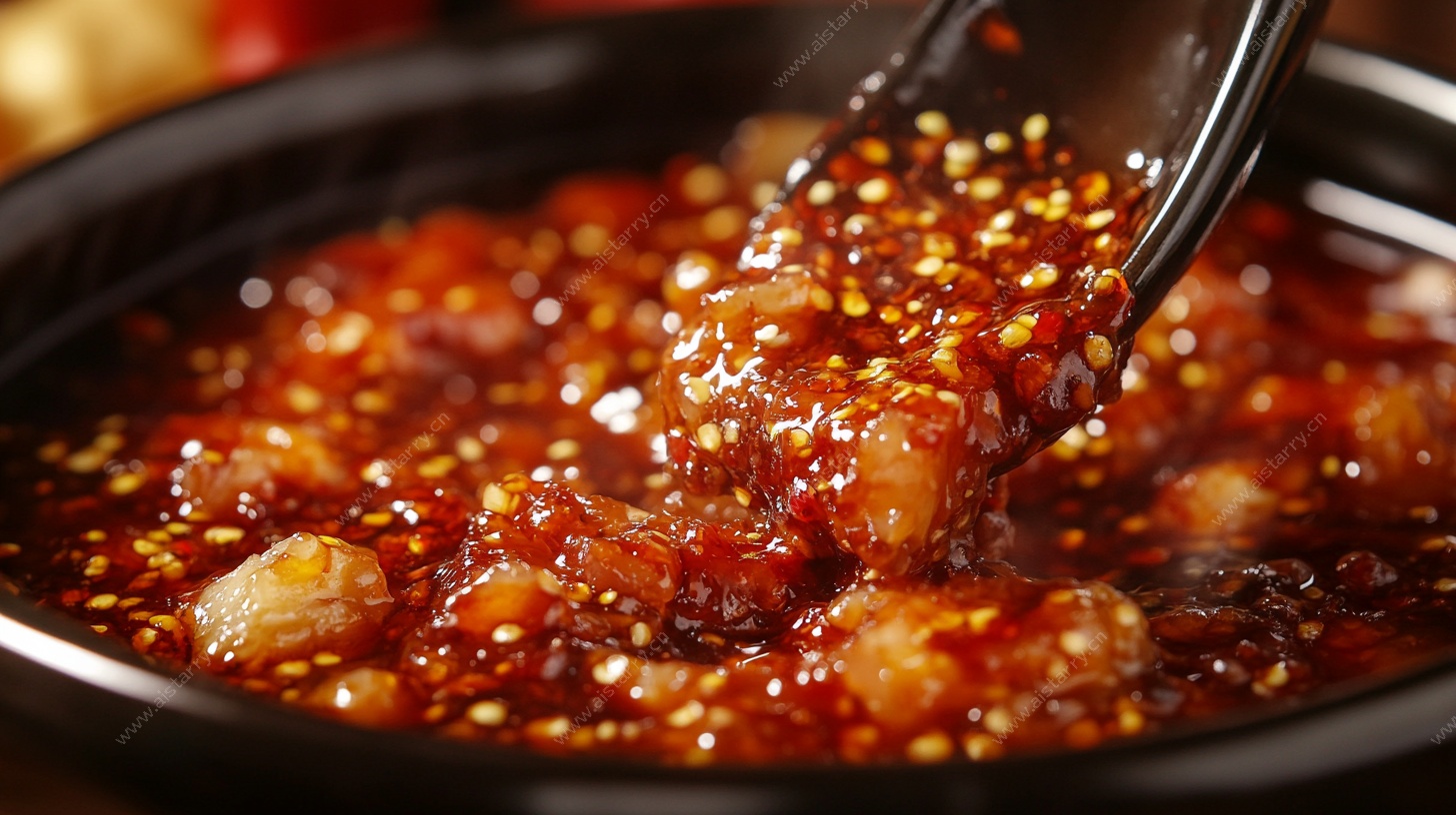 鲜香辣椒油特写