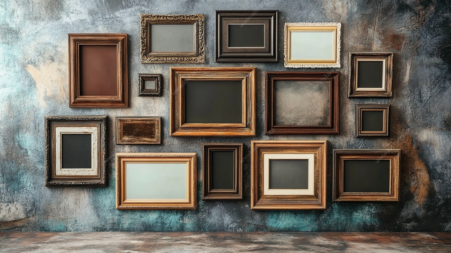 复古相框墙面装饰场景