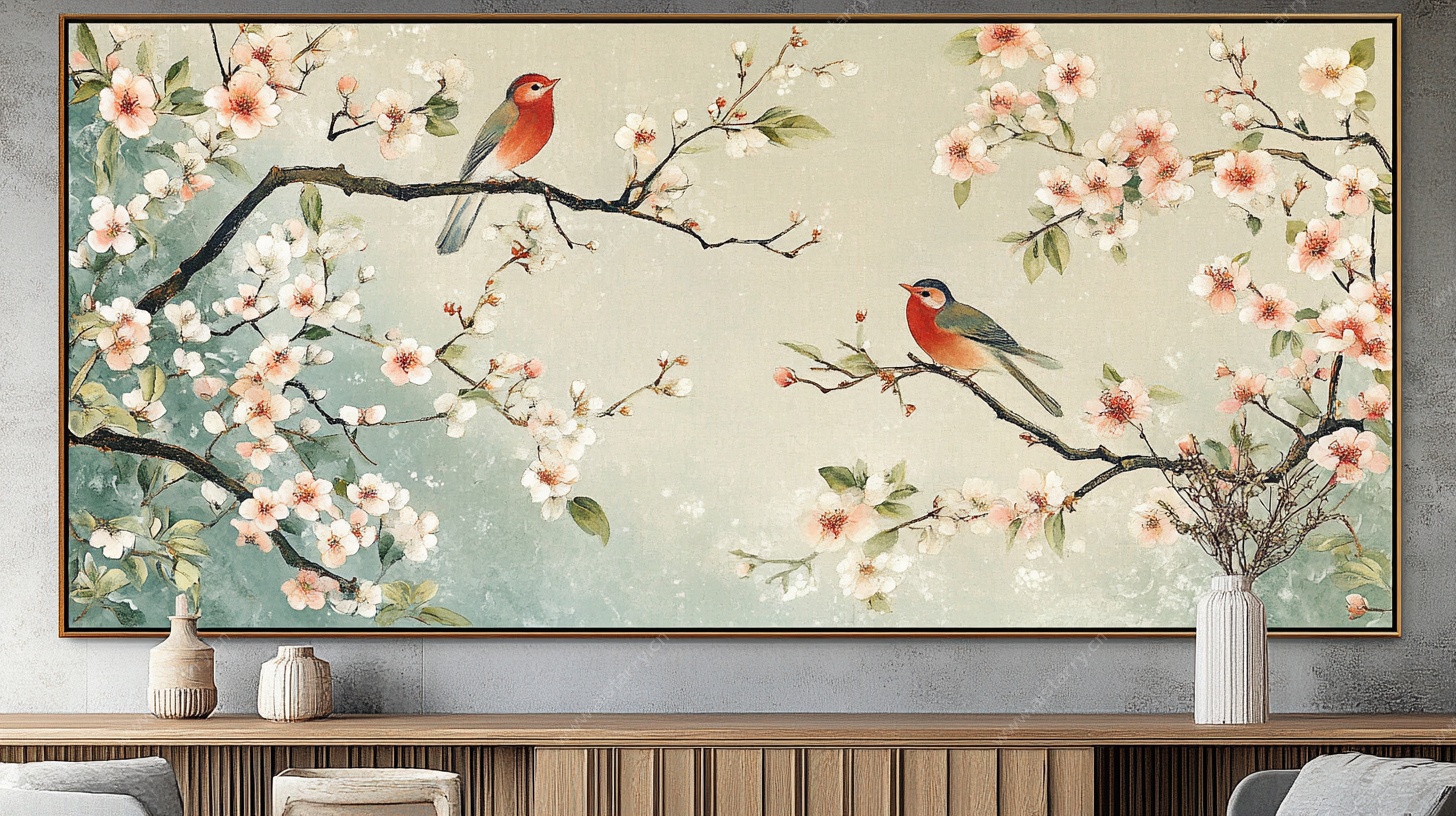 花鸟中式装饰画