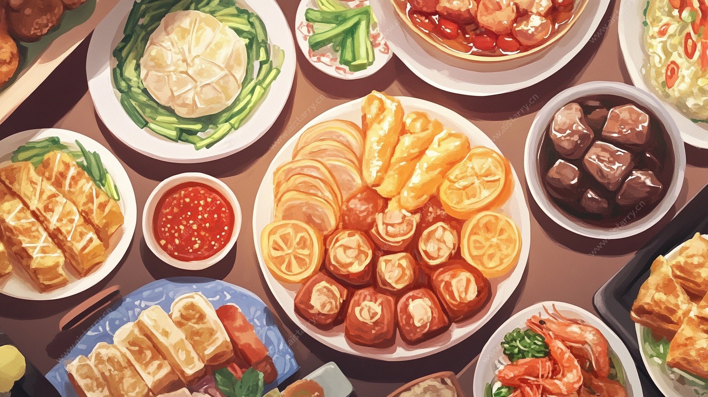 丰盛中式美食大赏