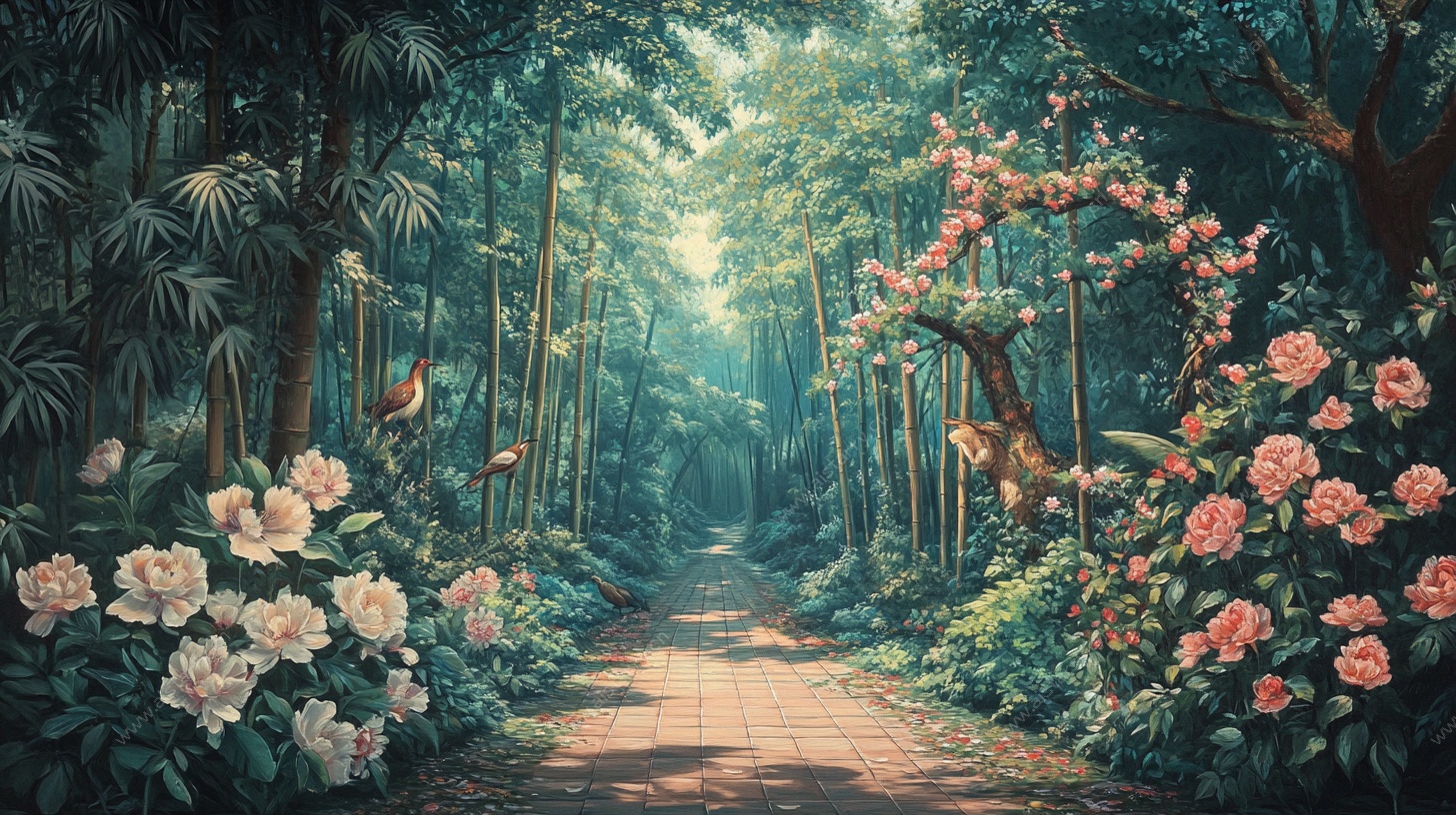 梦幻森林花卉小径