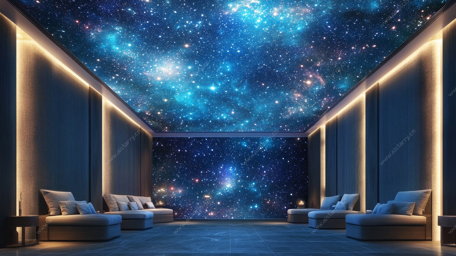 星空主题室内休闲空间