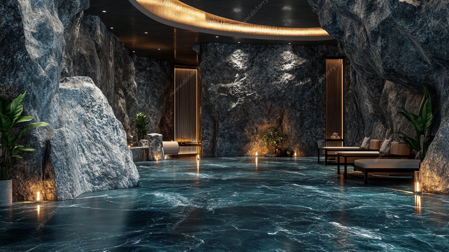 奢华洞穴风室内休闲空间