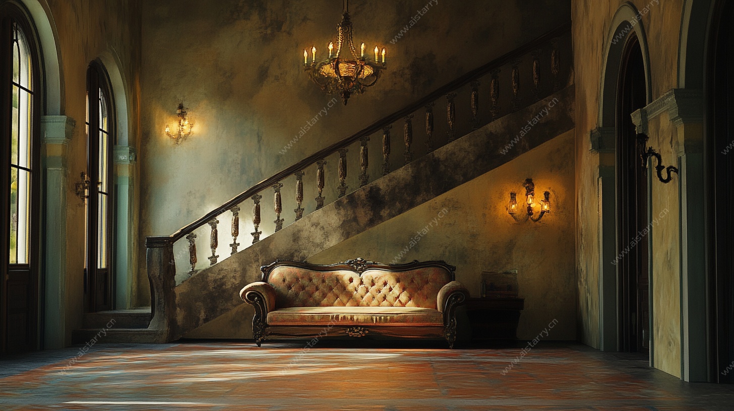 复古欧式风格的典雅客厅