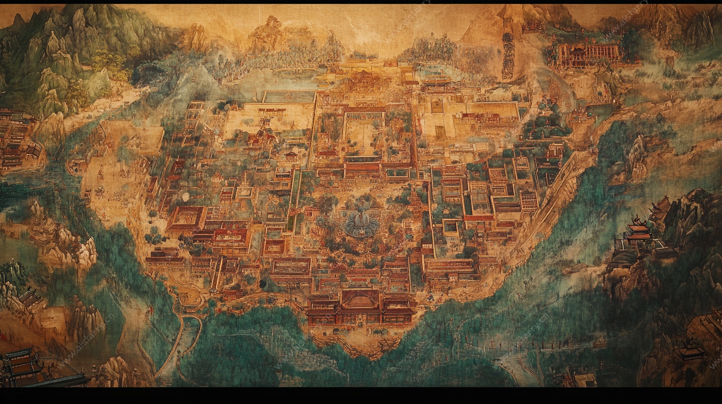 古代城市全景画卷