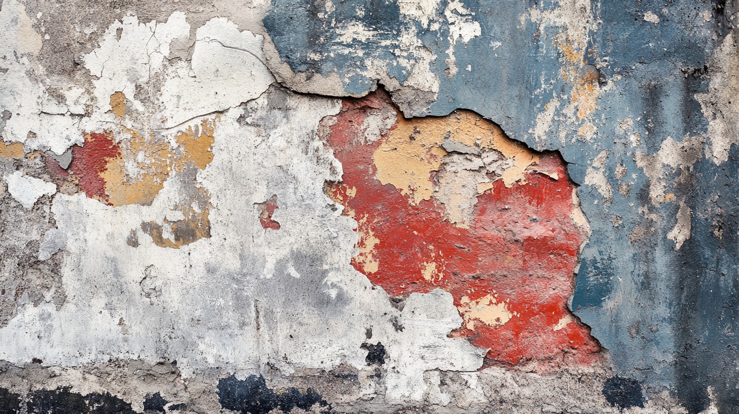 斑驳破旧墙面纹理特写