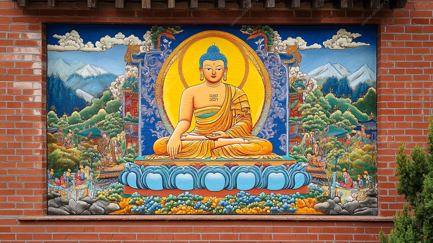 佛像壁画艺术作品展示