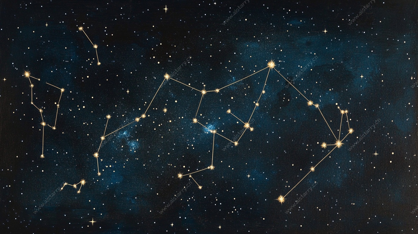 梦幻星空星座图