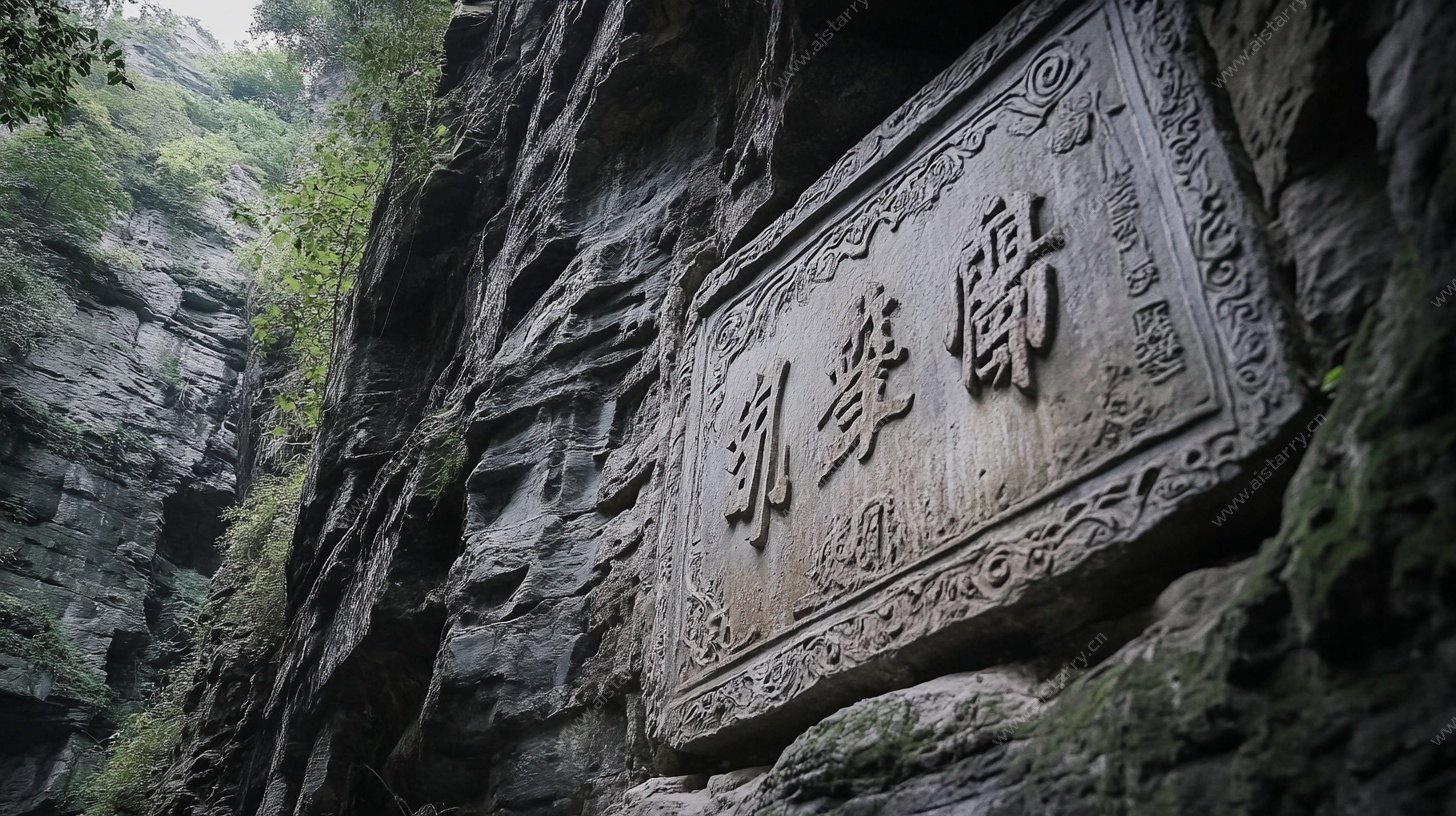 山间石刻景观