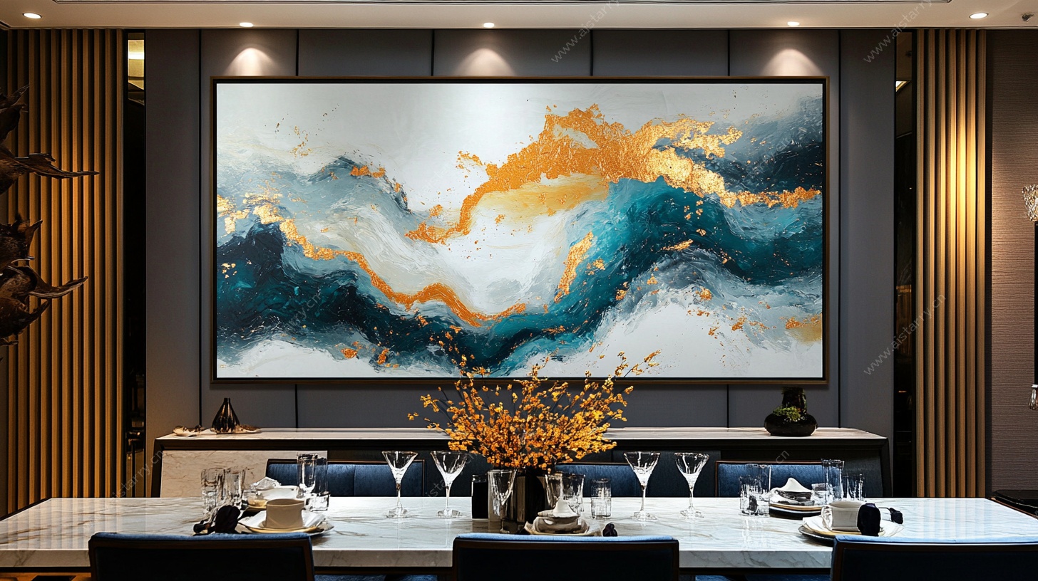 现代客厅抽象艺术挂画