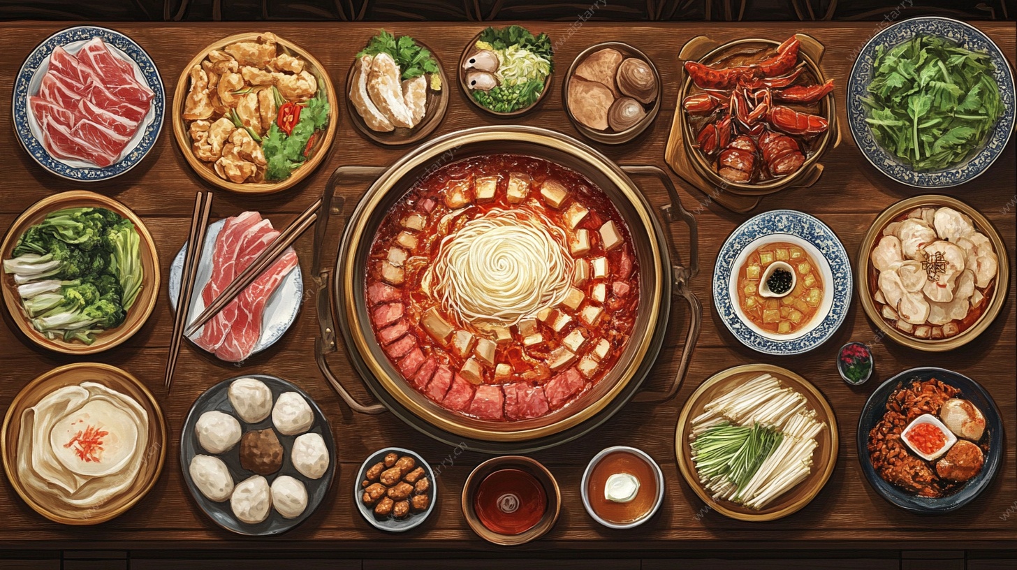 丰盛中式火锅食材大赏