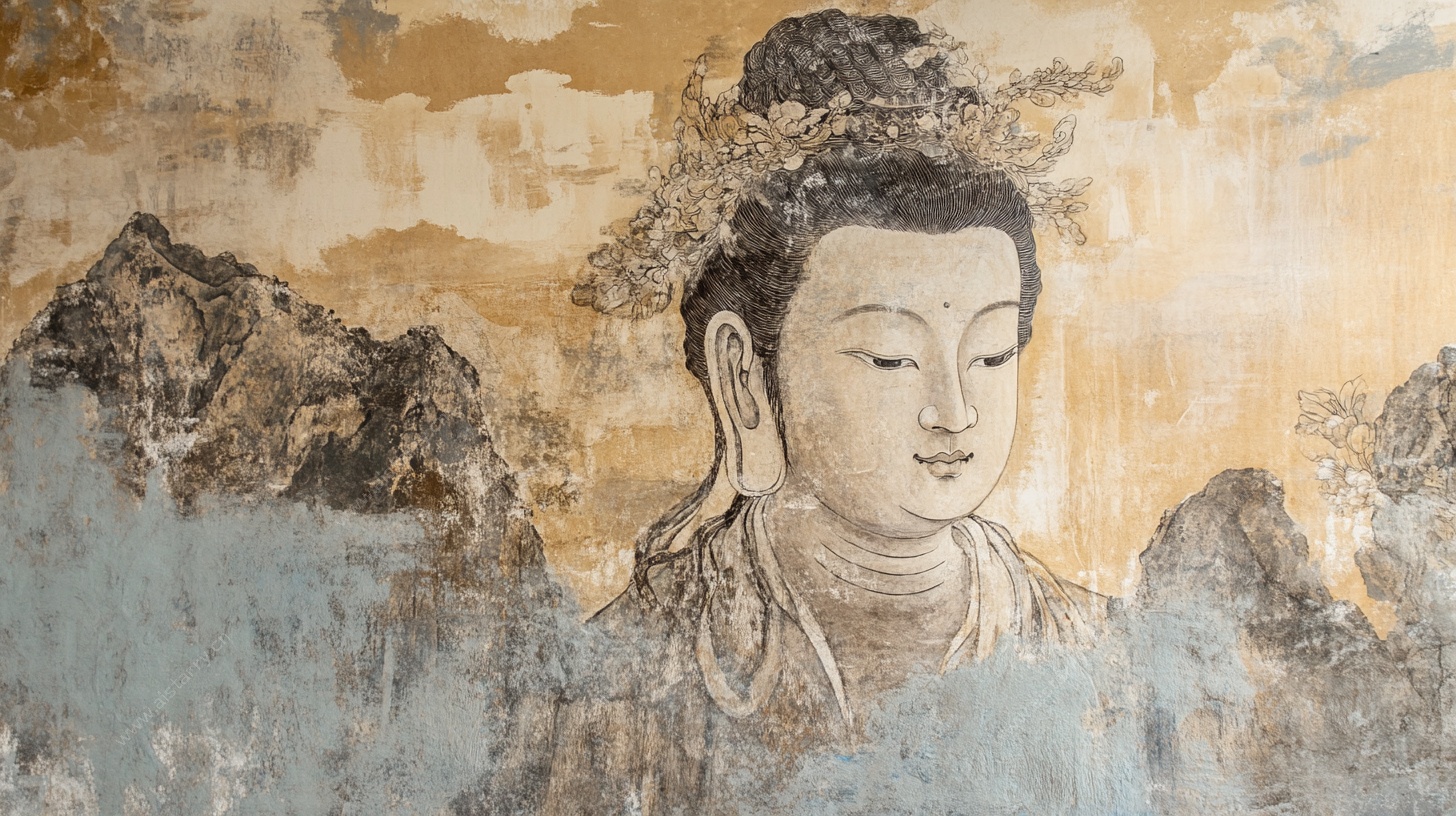 古老壁画中的佛像形象