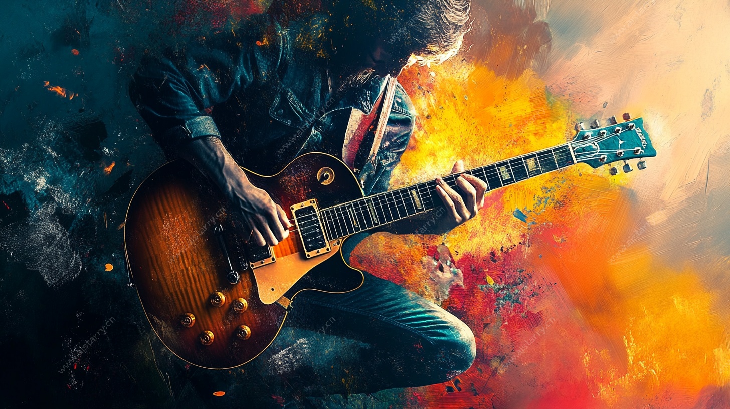 激情摇滚吉他手