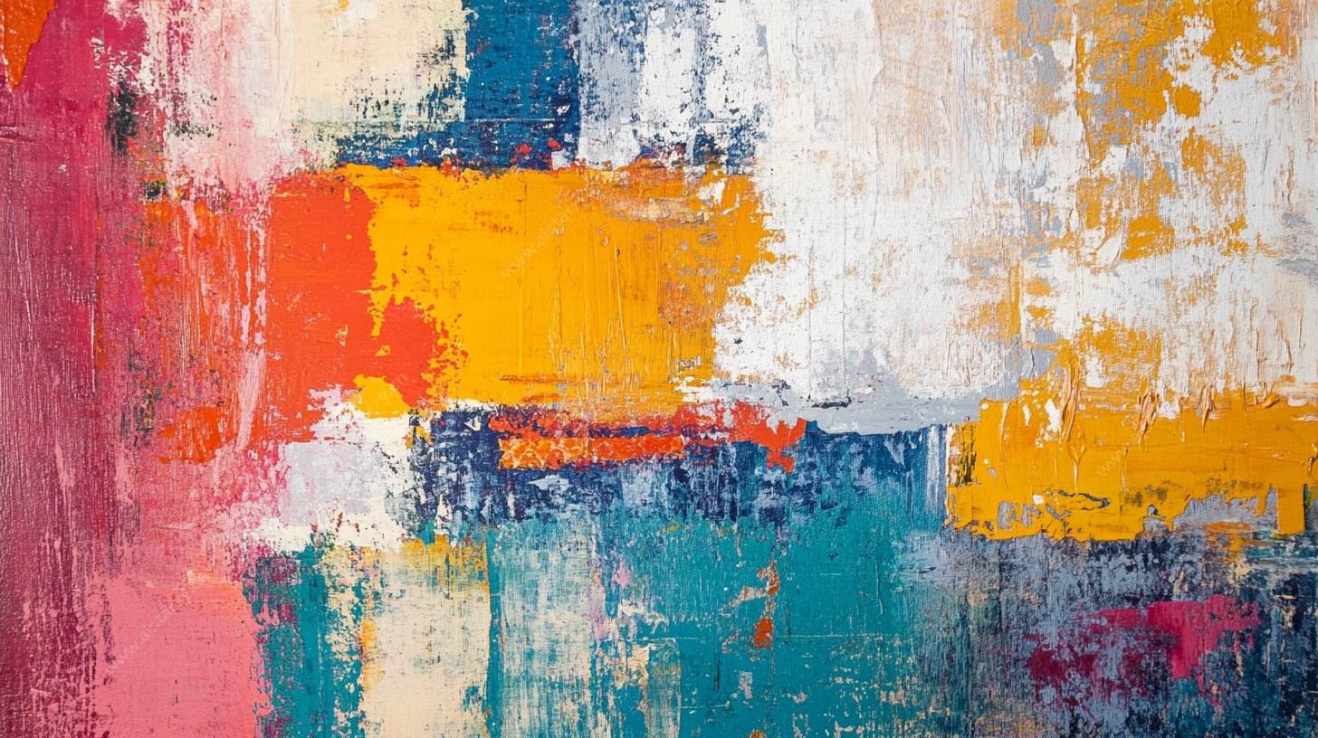 抽象色彩油画纹理背景