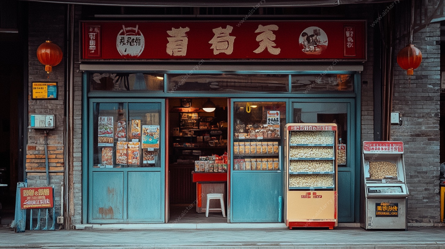 中式街边零食小店