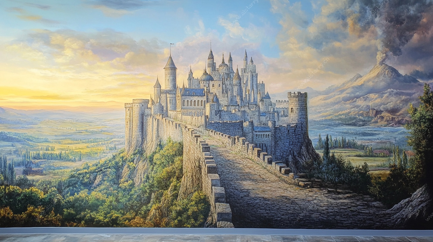 奇幻城堡远景图